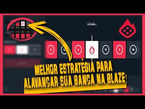MELHOR ESTRATÉGIA/ANÁLISE PARA ALAVANCAR SUA BANCA NA BLAZE!