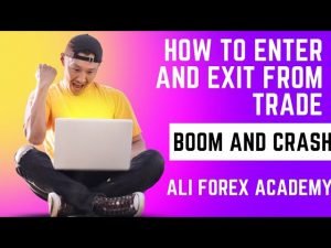 Deriv Boom and Crash Class 4 / How to enter and exit from live trade / Ali Forex Academy