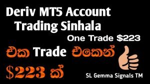 Deriv MT5 Trading Sinhala | Volatility Index 100 New Indicator Strategy Testing 2022