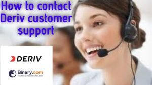 How to contact Deriv customer support using a smartphone