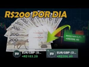 IQ OPTION: ESTRATÉGIA PARA LUCRAR 200 REAIS POR DIA