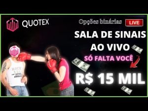 QUOTEX CORRETORA// SALA DE SINAIS AO VIVO// PARE DE QUEBRAR BANCA HOJE//