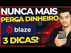 🔴3 Dicas INFALIVEIS Para Não PERDER DINHEIRO Na BLAZE e Quebrar Sua Banca Mais!