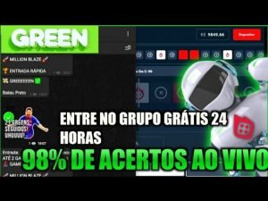 🔴BLAZE AO VIVO – SINAIS VIP PARA DOUBLE AO VIVO SO GREEN ROBÔ BLAZE – 98% AO VIVO 24 HORAS!🔥