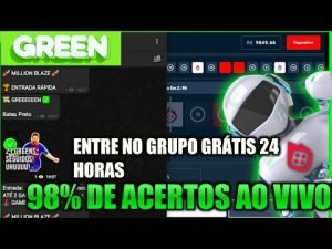 🔴BLAZE AO VIVO – SINAIS VIP PARA DOUBLE AO VIVO SO GREEN ROBÔ BLAZE – 98% AO VIVO 24 HORAS!🔥