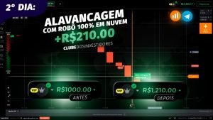 DE $1.000 PARA $100MIL REAIS NA IQ OPTION COM ROBÔ – DIA 2