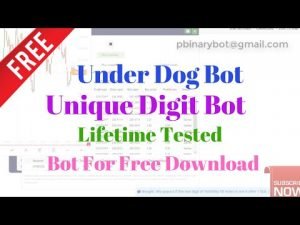 Free Deriv.com Bot – Under Dog Binary Bot | Lifetime Tested Binary Bot Free Download