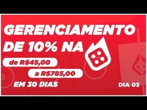 GERENCIAMENTO DE 10% NA BLAZE COM R$45,00 EM 30 DIAS  (DIA 03/WIN) #blaze