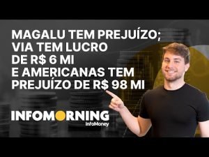 MagaLu tem prejuízo de R$ 135 mi; Via tem lucro de R$ 6 mi e Americanas tem prejuízo de R$ 98 mi