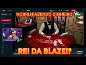 NOBRU FORRANDO NO BLACK JACK!! REII DA BLAZE 🤑!