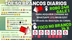 ⚪⚪ROBO BLAZE AO VIVO – ROBO SÓ GREEN NO BRANCO 14X |  GALE 1 | 24H⚪⚪