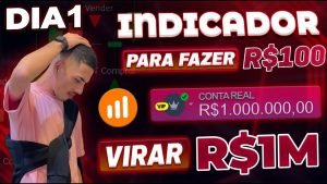 RUMO AO PRIMEIRO MILHÃO COM INDICADOR (DIA 1) IQ OPTION