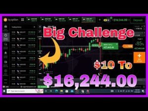 IQ option compounding strategy. 10$ to $16,244.00 Profit, Big challenge strategy