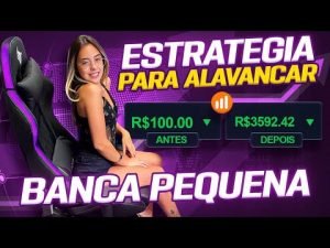 IQ OPTION  ESTRATEGIA PARA ALAVANCAR BANCA PEQUENA EM OPÇOES BINARIAS PARA INICIANTES BANCA R$100