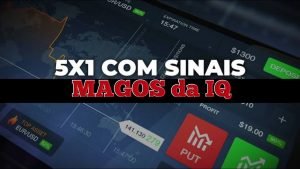 Iq option –  Estratégia –  Sinais + médias móveis