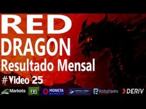 RED DRAGON: Investimento de 200K Fechamento mensal MonetaMarkets/FBS/IcMarkets/RoboForex