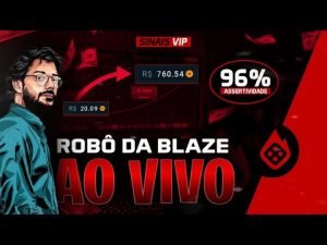 🔴⚪⚫ROBÔ BLAZE 24H |  LINK NA DESCRIÇÃO!!!  O PROFESSOR🥷