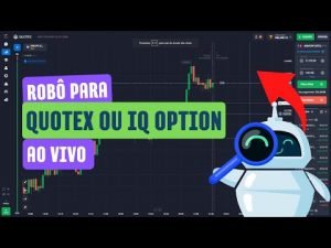 Robô de Sinais Ao VIVO Para Quotex ou Iq Option 🟢