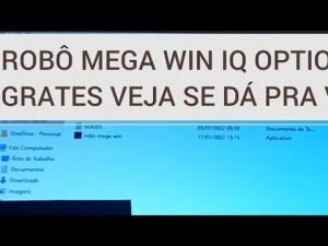 ROBÔ MEGA WIN GRATES IQ OPTION.