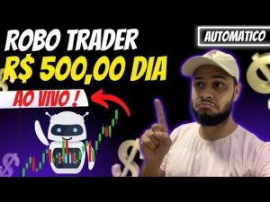 Robo trader operando ao vivo na B3