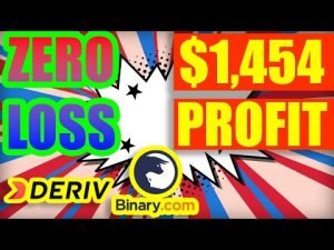 ✅ 3 Ticks Strategy// Profit $1,454 in Deriv – Binary.com // 10% Daily