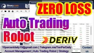 ✅ Deriv Robot🔥Start with $6 Balance🤑Binary.com Robot // Auto Trading // 10% Daily