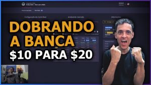 DOBRANDO UMA BANCA DE 10 DOLARES NA DERIV BINARY