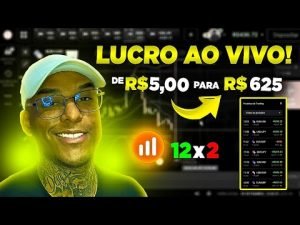 IQ OPTION ALAVANCANDO BANCA DE R$ 5,00 PARA R$ 625 EM POUCO TEM PASSO A PASSO ( AO VIVO )