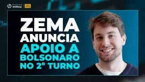 Romeu Zema (NOVO) anuncia apoio a Bolsonaro no 2º turno