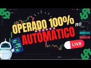 Batendo a meta 100% no automatico com robô AO VIVO🟢