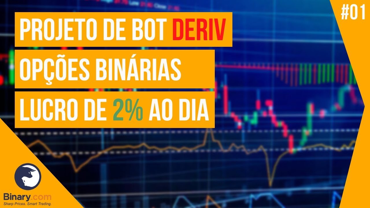 [Binary] Bot DERIV de opções binarias com LUCRO de 2% ao dia / DIA 01