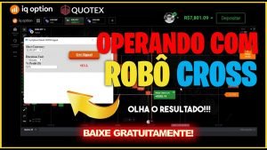 ➡️😱IQOPTION OPERANDO COM ROBÔ CROSS MANUAL EM CONTA REAL E OLHA O RESULTADO!!!💰