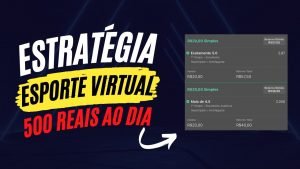 MELHOR ESTRATÉGIA PARA ESPORTE VIRTUAL NA BET365 – DIA 3 DO 0 A 10 MIL REAIS