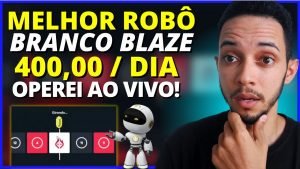 💥Esse é o Melhor Robô Para PEGAR BRANCO NA BLAZE 2023! (PEGUEI O Branco Blaze AO VIVO!)