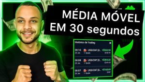 IQ OPTION | ESTRATÉGIA MÉDIA MÓVEL EM 30 segundos 🤑