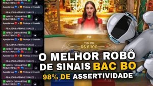 🔴ROBÔ BAC BO AO VIVO – SINAIS VIP PARA BAC BO AO VIVO SO GREEN ROBÔ BAC BO – 98% AO VIVO 24 HORAS!🔥