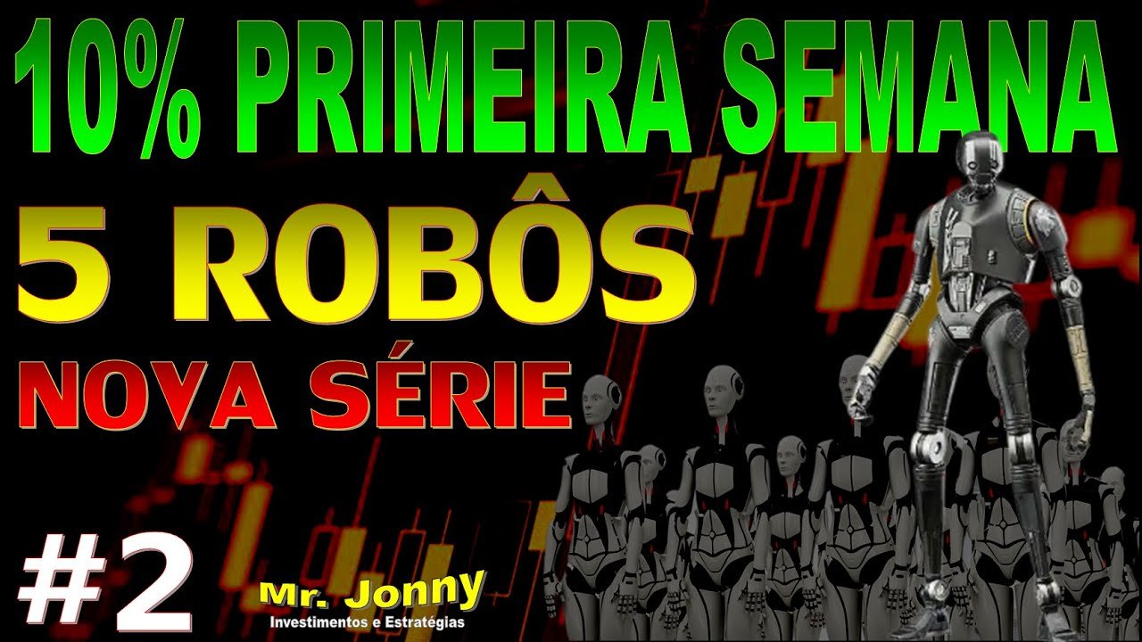 5 ROBÔS de FOREX com 100 USD / Investimento a longo prazo / Nova série / Corretora FBS Conta Cent #2