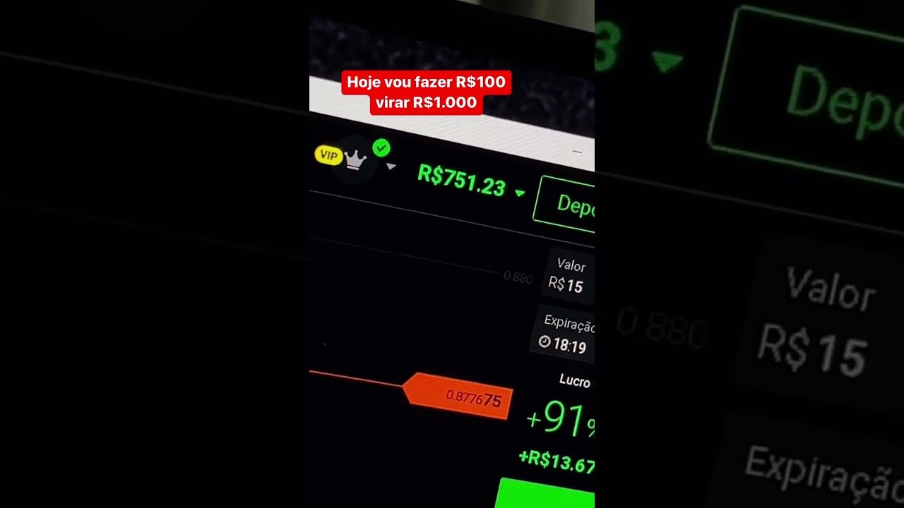 IQ option estratégia fácil para ganhar dinheiro em 30 minutos