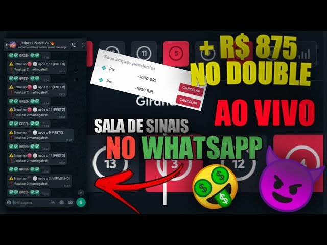 🔴BLAZE AO VIVO – SINAIS VIP PARA DOUBLE AO VIVO SO GREEN ROBÔ BLAZE – 98% AO VIVO 24 HORAS!🔥