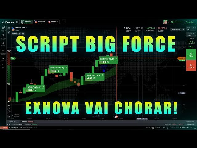 🔥BIG FORCE🔥 Script Iq Option 2023 Com Uma Assertividade de 97% Na Corretora Exnova – SCRIPT IQ 2023