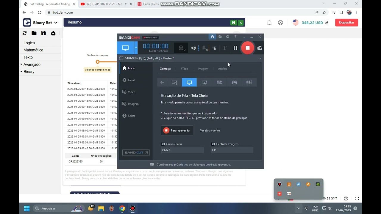 Binary Deriv tutorial de como funciona a plataforma e o Robo!
