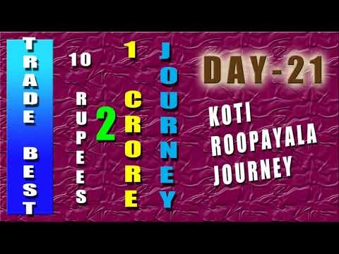 DAY-21 | 10 RS TO 1 CRORE JOURNEY | IQ OPTION | TRADE BEST