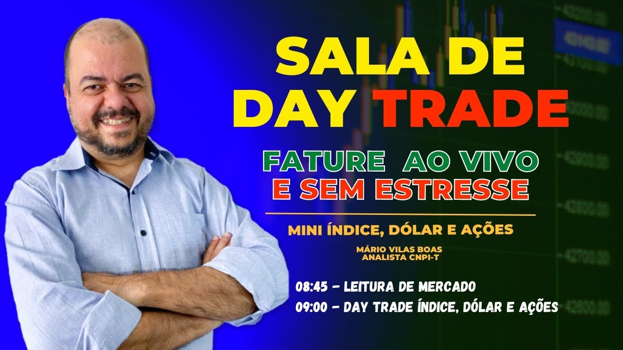 Day Trade ao vivo, Mini Índice e Mini Dólar (065) – 17/05/23