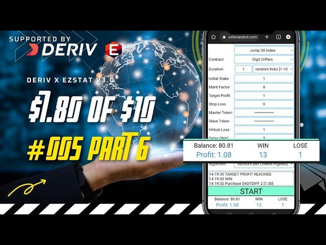 Deriv $7.80 of $10 #005 part 6