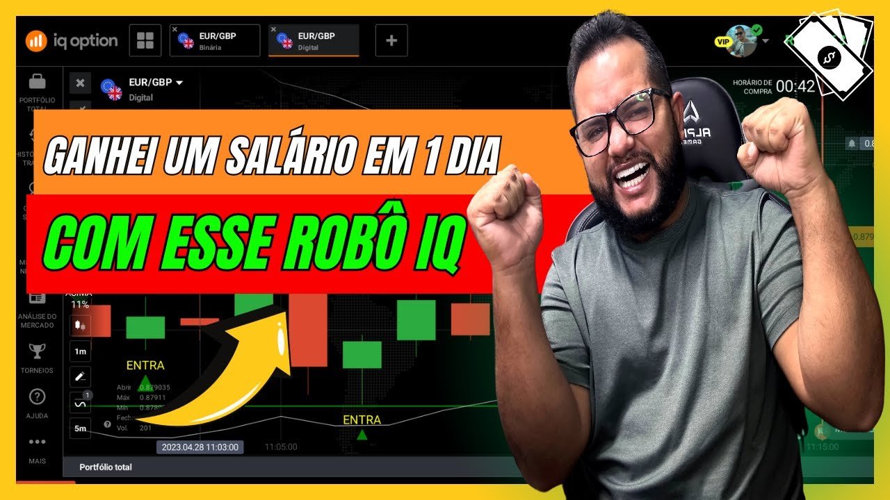 ROBÔ AUTOBI | LUCREI R$1.450 SEM CORTES COM ESSE ROBÔ IQ OPTION E QUOTEX