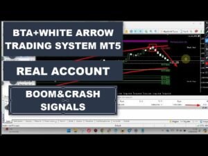 BTA+White Arrow Trading System MT5 Boom Crash Signals Real Deriv Account (Free Download)