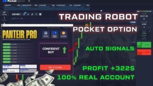 POCKET OPTION TRADING    +322$ PROFIT REAL ACCOUNT   STRATEGY WITH BEST ROBOT SIGNALS   PANTEIR PRO™