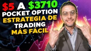 98,7% GANAR OPCIONES BINARIAS ESTRATEGIA DE TRADING | $5 A $3710 EN LA POCKET OPTION