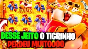 FORTUNE TIGER AO VIVO🔥COMO JOGAR JOGO DO TIGRINHO PLATAFORMA NOVA C/ BANCA BAIXA 💲 JOGO DO TIGRE