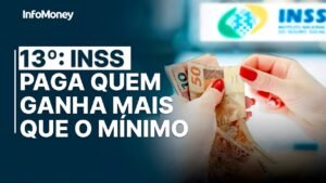 INSS paga segunda parcela do 13º a quem recebe acima do mínimo